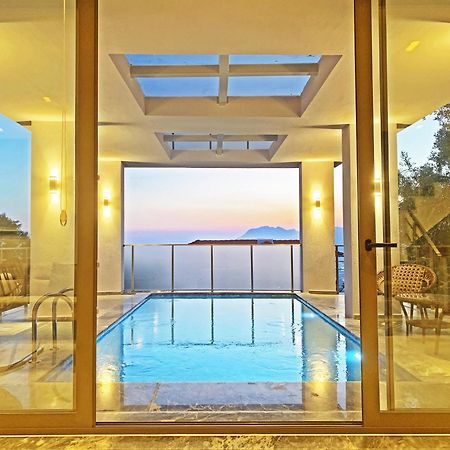 Villa With A Private Heated Pool, Jacuzzi, Overlooking Spectacular Views Of The Sea Kaş Zewnętrze zdjęcie
