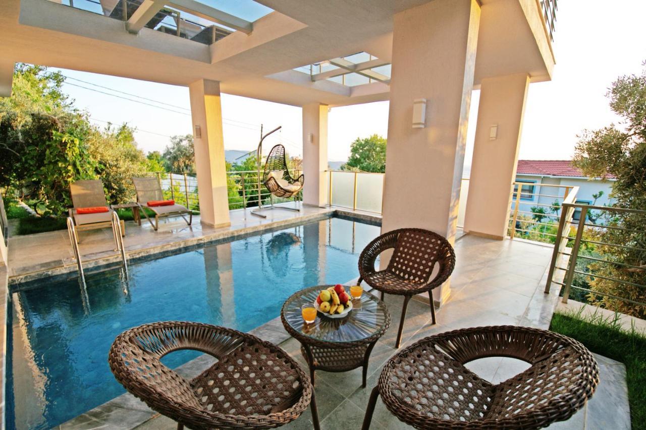 Villa With A Private Heated Pool, Jacuzzi, Overlooking Spectacular Views Of The Sea Kaş Zewnętrze zdjęcie