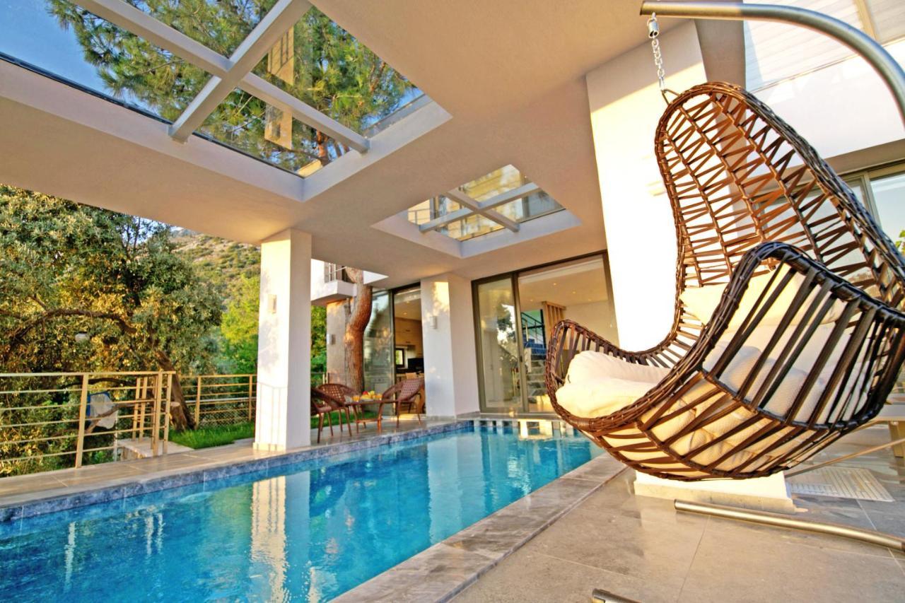 Villa With A Private Heated Pool, Jacuzzi, Overlooking Spectacular Views Of The Sea Kaş Zewnętrze zdjęcie