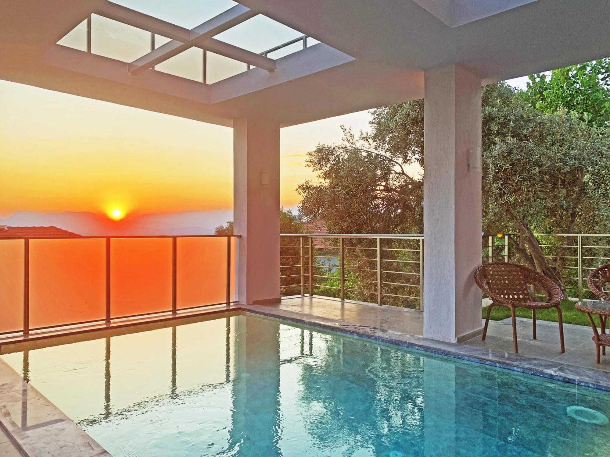 Villa With A Private Heated Pool, Jacuzzi, Overlooking Spectacular Views Of The Sea Kaş Zewnętrze zdjęcie